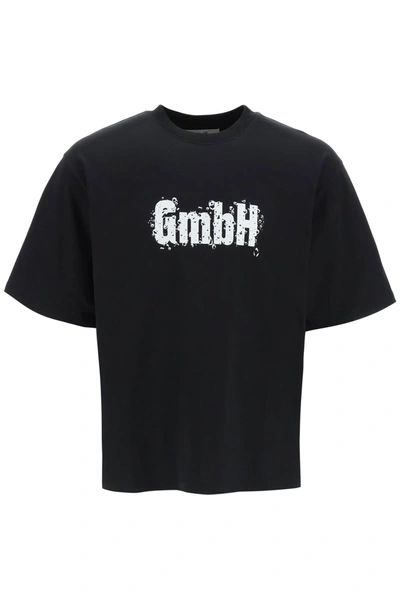 Shop Gmbh Screen Printed Logo T Shirt In Black