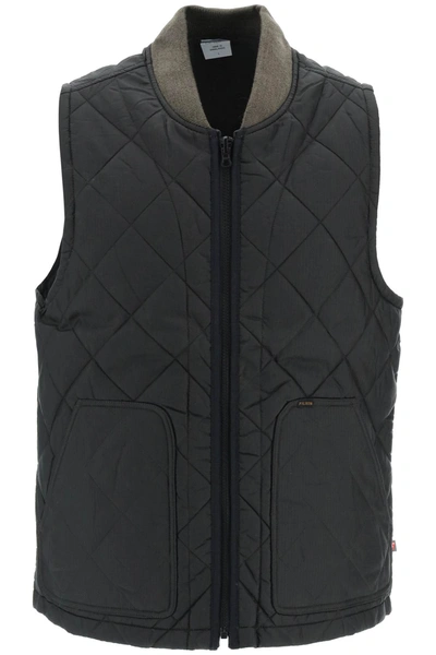 Shop Filson 'eagle Plains' Reversible Vest In Black, Grey