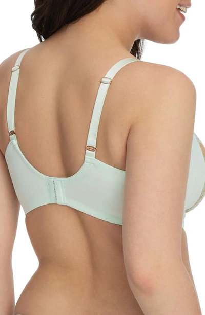 Skarlett Blue Entice Underwire Full Coverage Bra In Seafoam/ Nylon