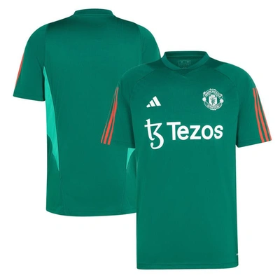 Shop Adidas Originals Adidas Green Manchester United 2023/24 Training Jersey
