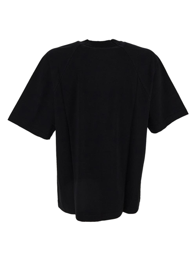 Shop Jacquemus Cotton T-shirt In Black