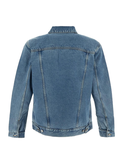 Shop Givenchy Denim Jacket In Blue