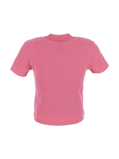 Shop Jacquemus Le T-shirt Gros Grain In Pink