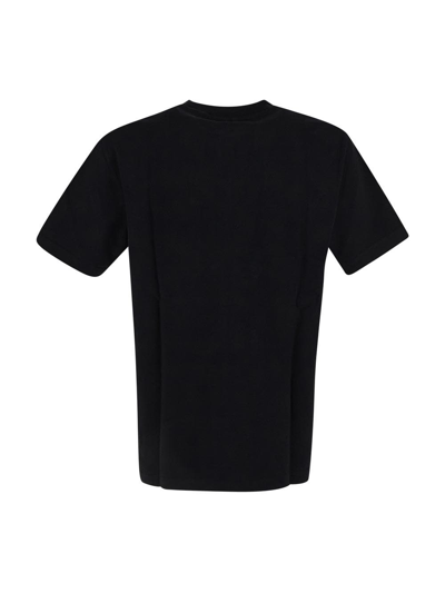 Shop Jacquemus Le T-shirt Gros Grain In Black