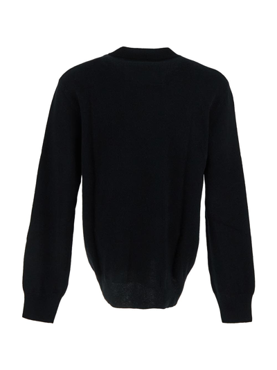 Givenchy Archetype Knitted Wool Sweater In Black