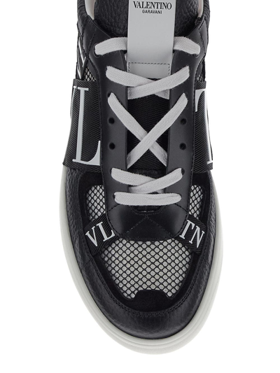 Shop Valentino Vltn Sneakers In Black