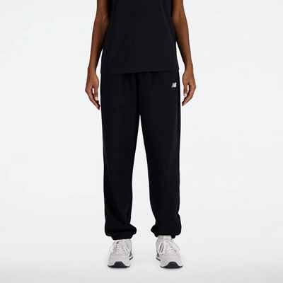 Shop New Balance Women's Sport Essentials French Terry Jogger In Black