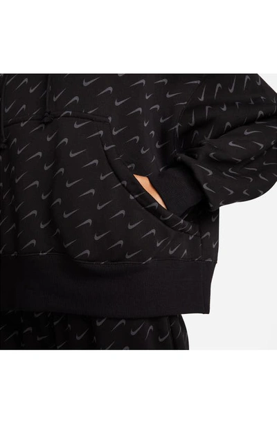 Shop Nike Sportswear Phoenix Fleece Oversize Hoodie In Black