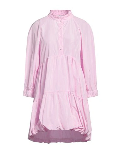 Shop Philosophy Di Lorenzo Serafini Woman Mini Dress Pink Size 8 Polyester