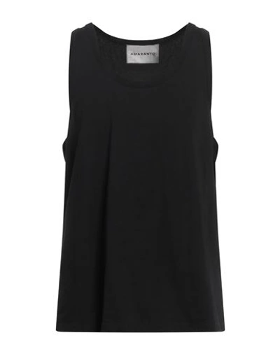 Shop Amaranto Man T-shirt Black Size L Cotton