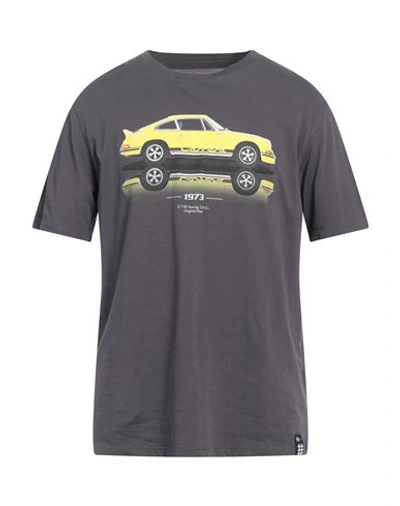Shop Original Race Man T-shirt Lead Size Xl Organic Cotton In Grey