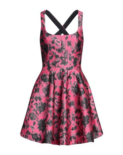Philosophy Di Lorenzo Serafini Woman Mini Dress Fuchsia Size 6 Polyester In Pink