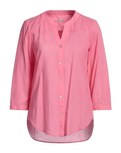 Shop Camicettasnob Woman Shirt Pink Size 6 Cotton