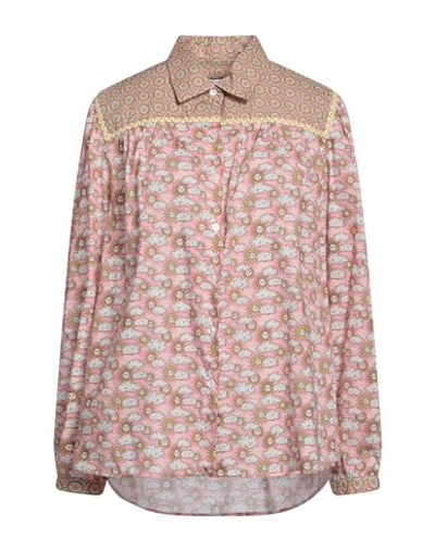 Shop Paul & Joe Woman Shirt Pink Size 3 Cotton