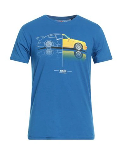 Shop Original Race Man T-shirt Blue Size Xl Organic Cotton