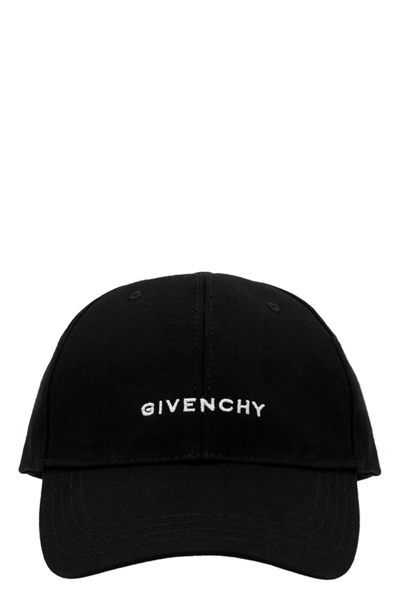 Shop Givenchy Men 'curved' Cap In Black