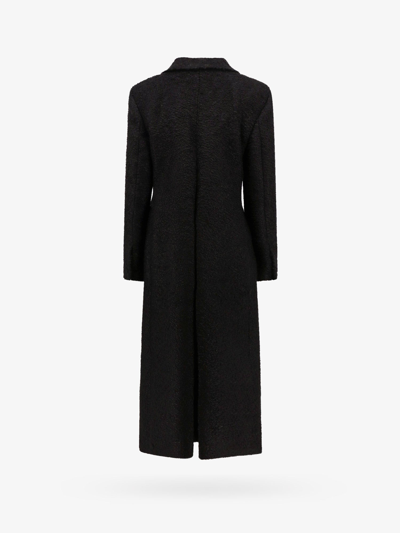 Shop Givenchy Woman Coat Woman Black Coats