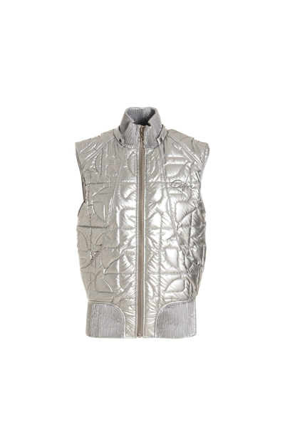 Shop Moose Knuckles Women  X Telfar Vest In Silver
