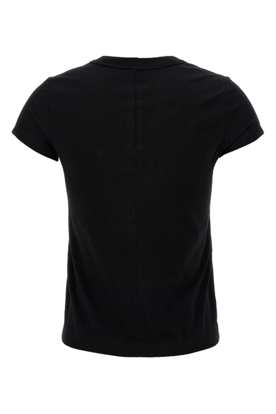 Shop Rick Owens Women 'cropped Level Tee' T-shirt In Black