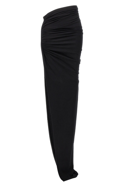 Shop Rick Owens Women 'edfu' Skirt In Black