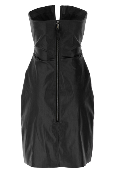 Shop Rick Owens Women 'prong Mini' Dress In Black