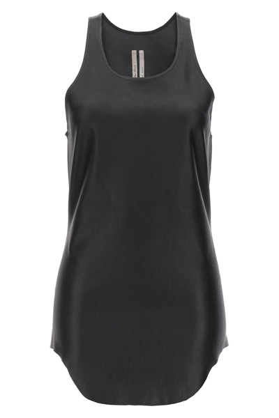 Shop Rick Owens Women Stretch Leather Top In Black