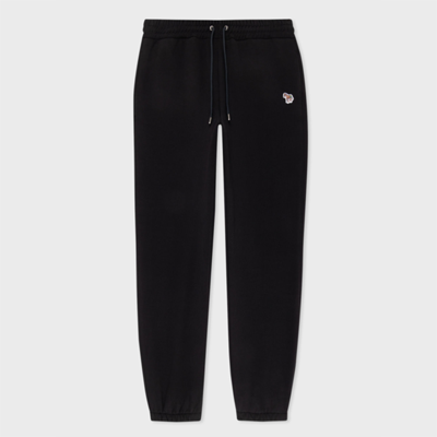 Shop Ps By Paul Smith Women's Black Cotton Zebra Sweatpants