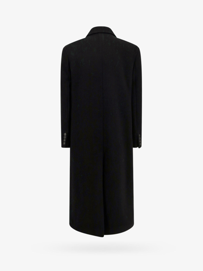 Shop Saint Laurent Man Coat Man Black Coats