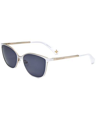 Shop Christian Lacroix Women's Cl3059-2 54mm Sunglasses In White