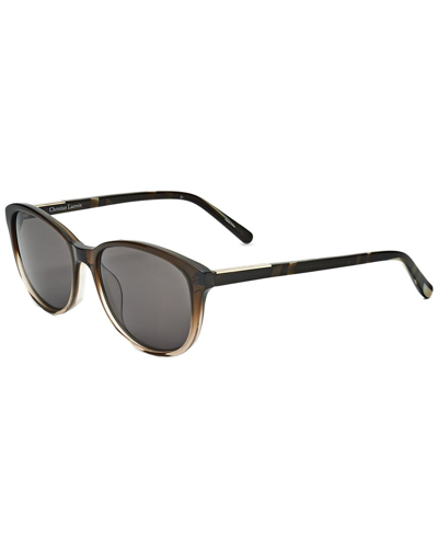 Shop Christian Lacroix Women's Cl1040 52mm Sunglasses In Brown