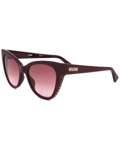 Shop Moschino Women's Mos056 54mm Sunglasses In Red