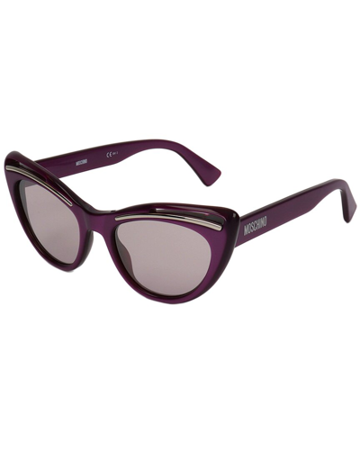 Shop Moschino Women's Mos036 51mm Sunglasses In Purple