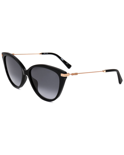 Shop Moschino Women's Mos069 54mm Sunglasses In Black