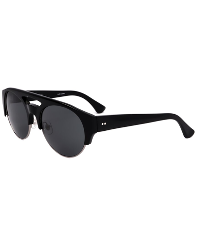 Shop Dries Van Noten X Linda Farrow Unisex Dvn152 54mm Sunglasses In Black