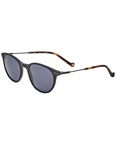 Shop Hackett Bespoke Men's Heb204 48mm Sunglasses In Black