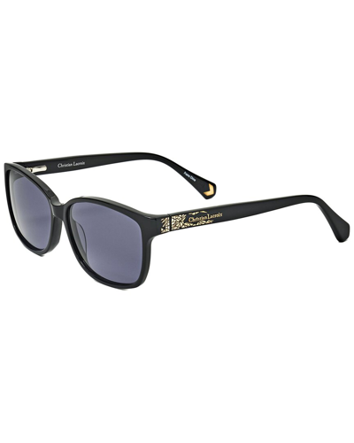 Shop Christian Lacroix Women's Cl1091 54mm Sunglasses In Black