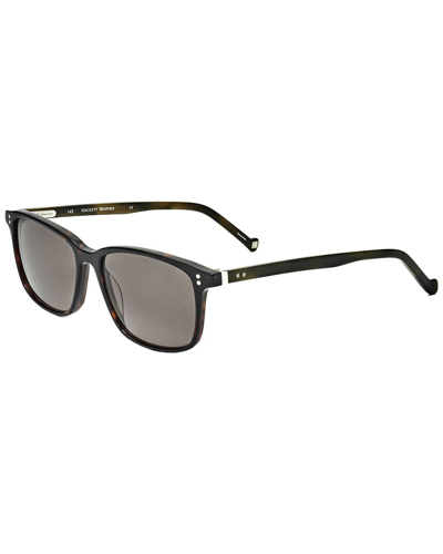 Shop Hackett Bespoke Men's Heb248 51mm Sunglasses In Brown