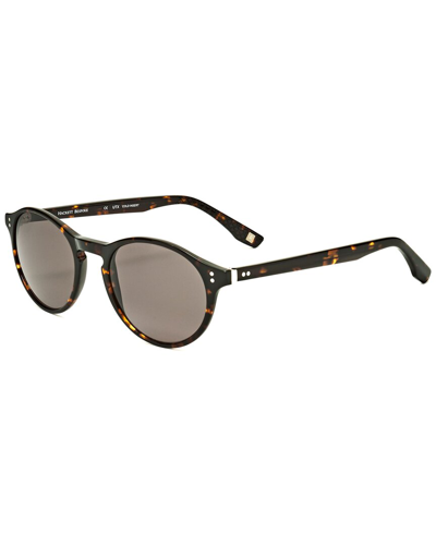Shop Hackett Bespoke Men's Heb139 50mm Sunglasses In Brown