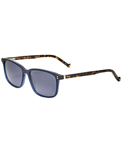 Shop Hackett Bespoke Men's Heb248 51mm Sunglasses In Blue