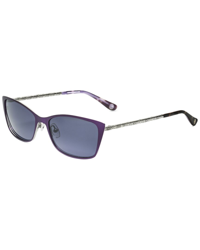 Shop Anna Sui Women's As224 54mm Sunglasses In Purple