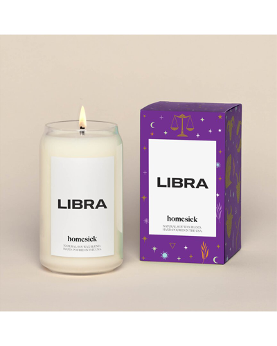 Shop Homesick Libra Scented Candle In White