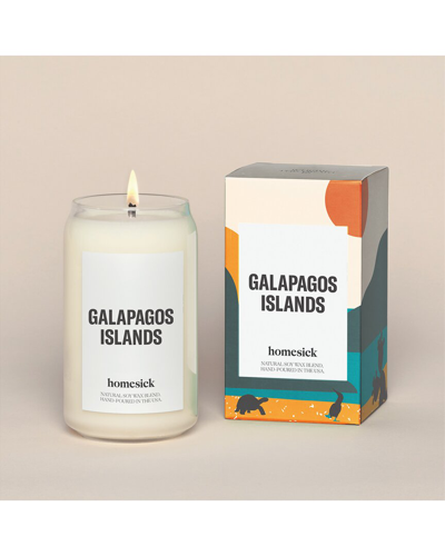 Shop Homesick Galapagos Islands Scented Candle In White