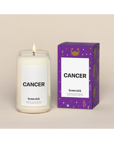 Shop Homesick Cancer Scented Candle In White