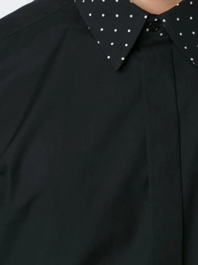 Shop Dolce & Gabbana Polka Dot Detail Shirt