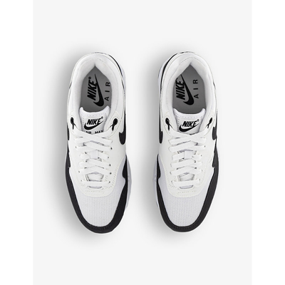 Nike 1 Air Max Leather Mesh Sneakers In White