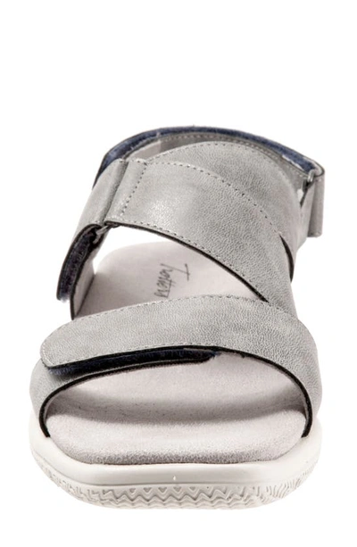 Shop Trotters Tatia Sandal In Silver Metallic