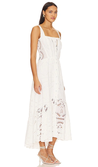 Shop Charo Ruiz Nissy Maxi Dress In White