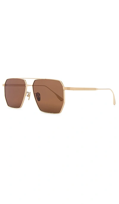 Shop Devon Windsor Indi Sunglasses In Æ£•è‰²&é‡‘é»„