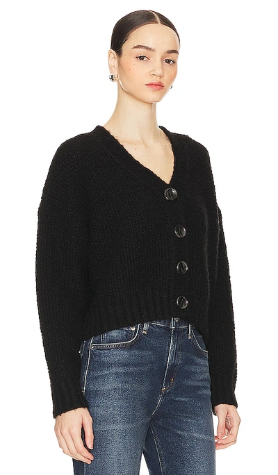 Shop Lovers & Friends Lili Button Front Cardigan In Black