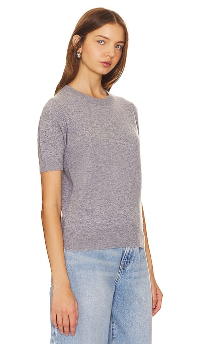Sophie Rue Adele Short Sleeve Sweater In Grey